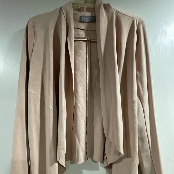 Bagatelle faux suede drape blazer jacket - Picture 5 of 7